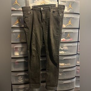 Black wash jeans